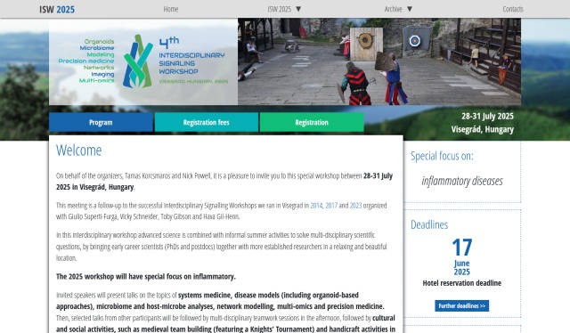 Interdisclipinary Signaling Workshop (ISW2025)